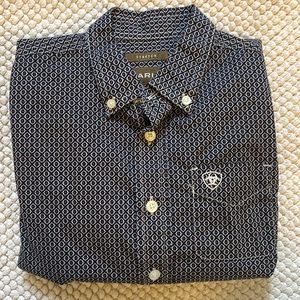 Boys Ariat XS button down shirt